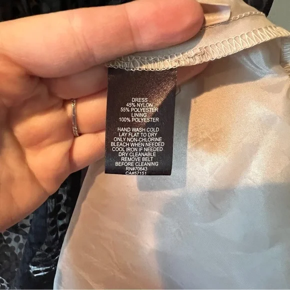 Jessica Howard Black and Beige Polka Dot Sleeveless Lined Dress - Picture 2 of 11